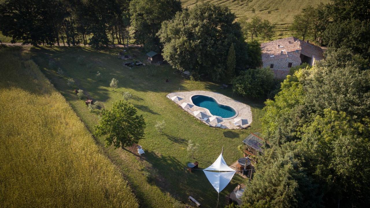 Glamping In Toscana, Luxury Tents In Agriturismo Biologico Sorano  Exteriér fotografie