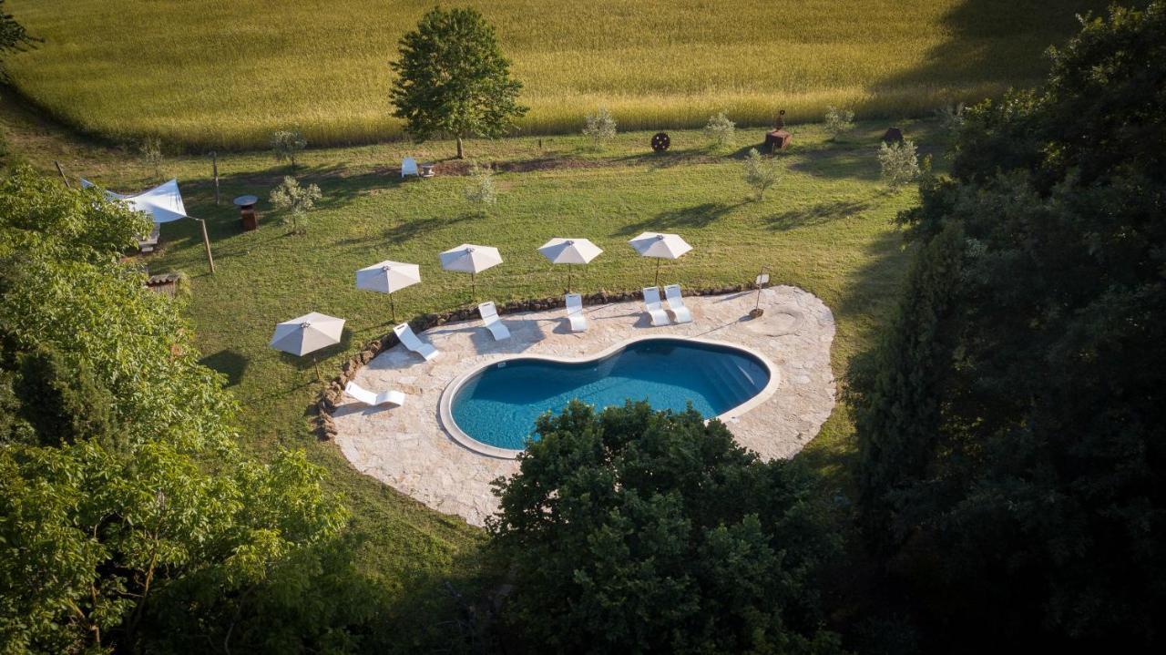 Glamping In Toscana, Luxury Tents In Agriturismo Biologico Sorano  Exteriér fotografie